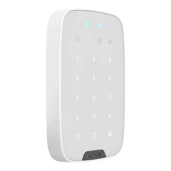 KeyPad Plus Ajax Tastiera wireless e touch che supporta carte e portachiavi crittografatti contactless