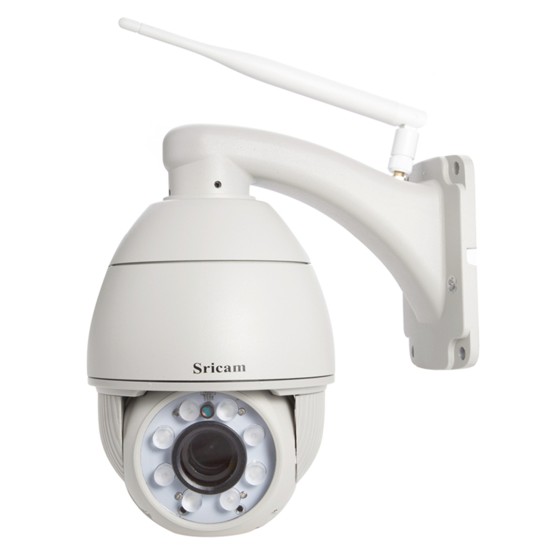 REFURBISHED SriHome's SP008-S QHD 5MP IP Camera - Wifi 5G, Motorized, SD Support up to 128GB, Built-in Mic,Color Night Vision"