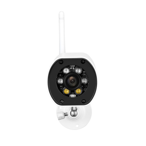 "Telecamera di sorveglianza SriHome Full HD 5MP con H.265, microfono e altoparlante integrati, scheda SD, connessione wifi e sen