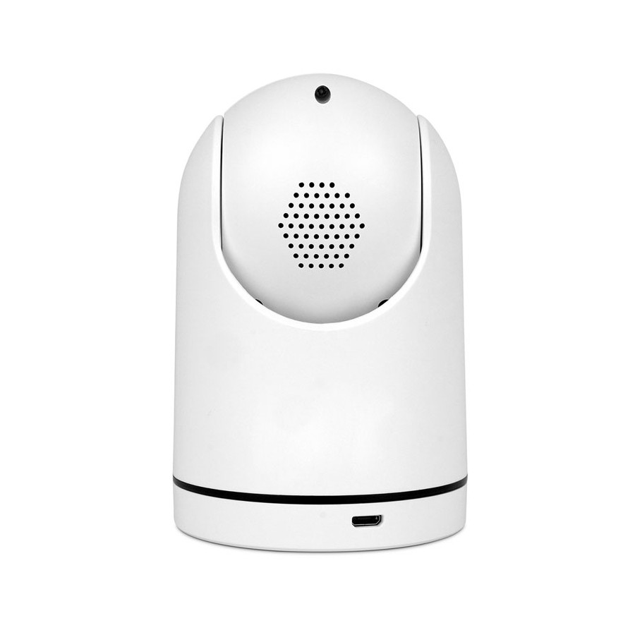 Telecamera wifi SriHome con auto tracking e supporto SD - la soluzione perfetta per la videosorveglianza di casa e ufficio.