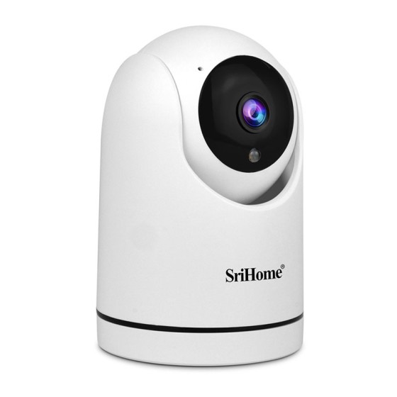 Telecamera wifi SriHome con auto tracking e supporto SD - la soluzione perfetta per la videosorveglianza di casa e ufficio.